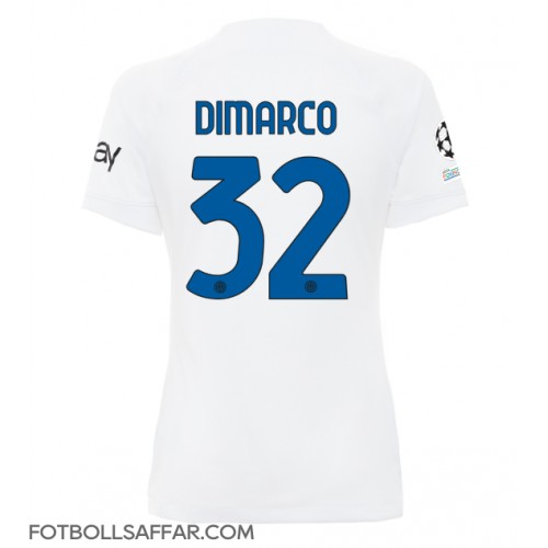 Inter Milan Federico Dimarco #32 Bortatröja Dam 2023-24 Kortärmad